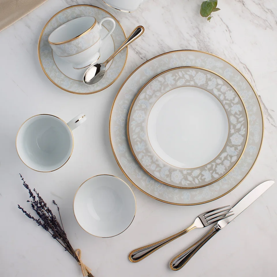 Peach Valley Dinner Set (37 pcs)