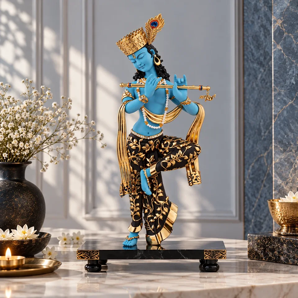Divine Krishna - Blue