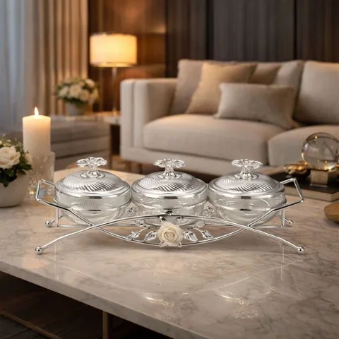 3 in 1 Serving Bowls with Lid