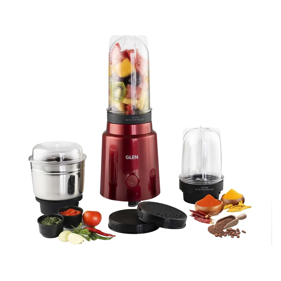 Glen Active Blender · Red · 3 Jars