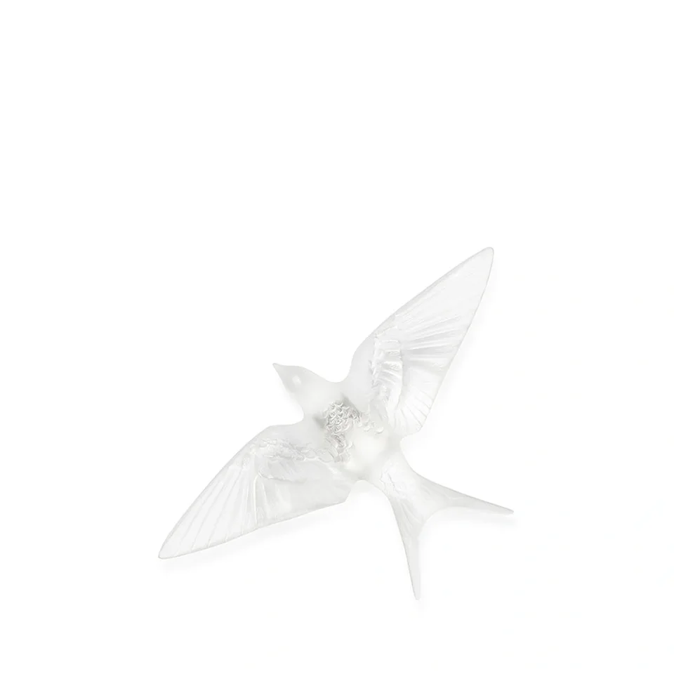 Wall Sculpture with Magnet Wings Up Clear