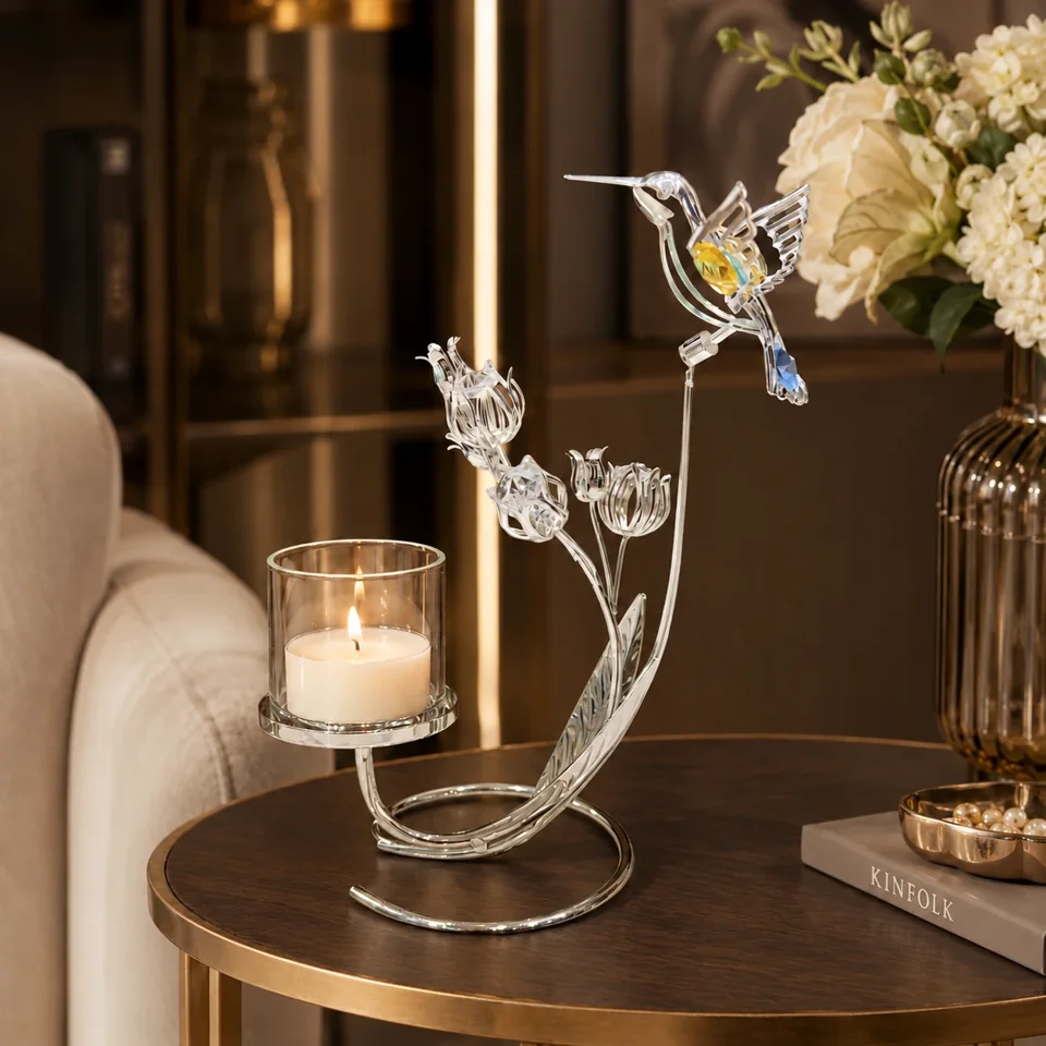 Serenity bird tealight holder- coloured