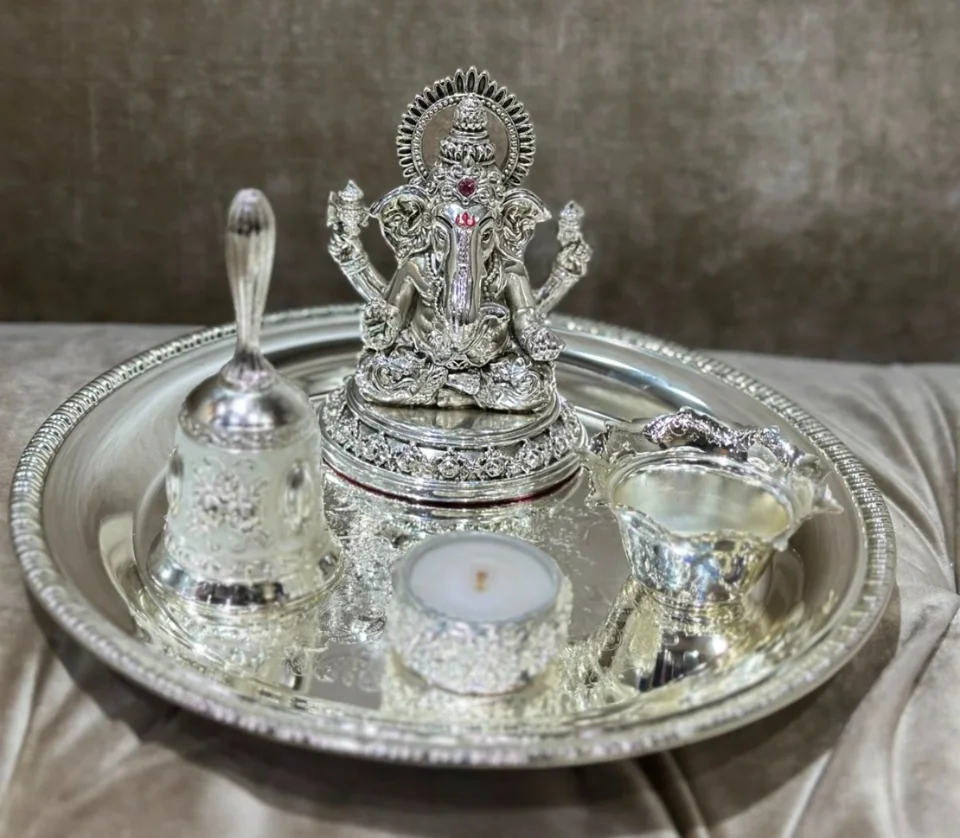 Chakra Ganesha Puja Thali