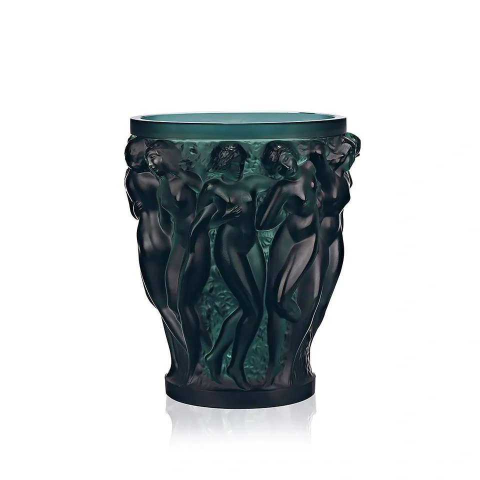 Bacchantes Green Vase Small