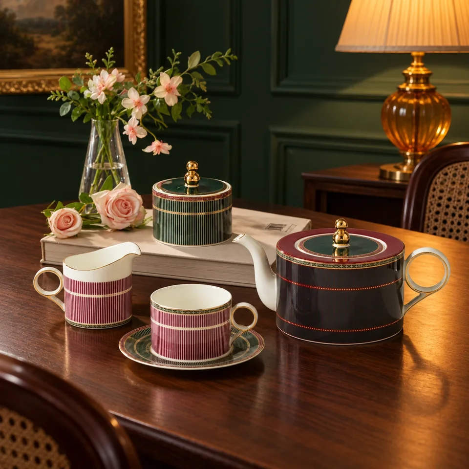 Regalia Stripes 15pcs Tea Set